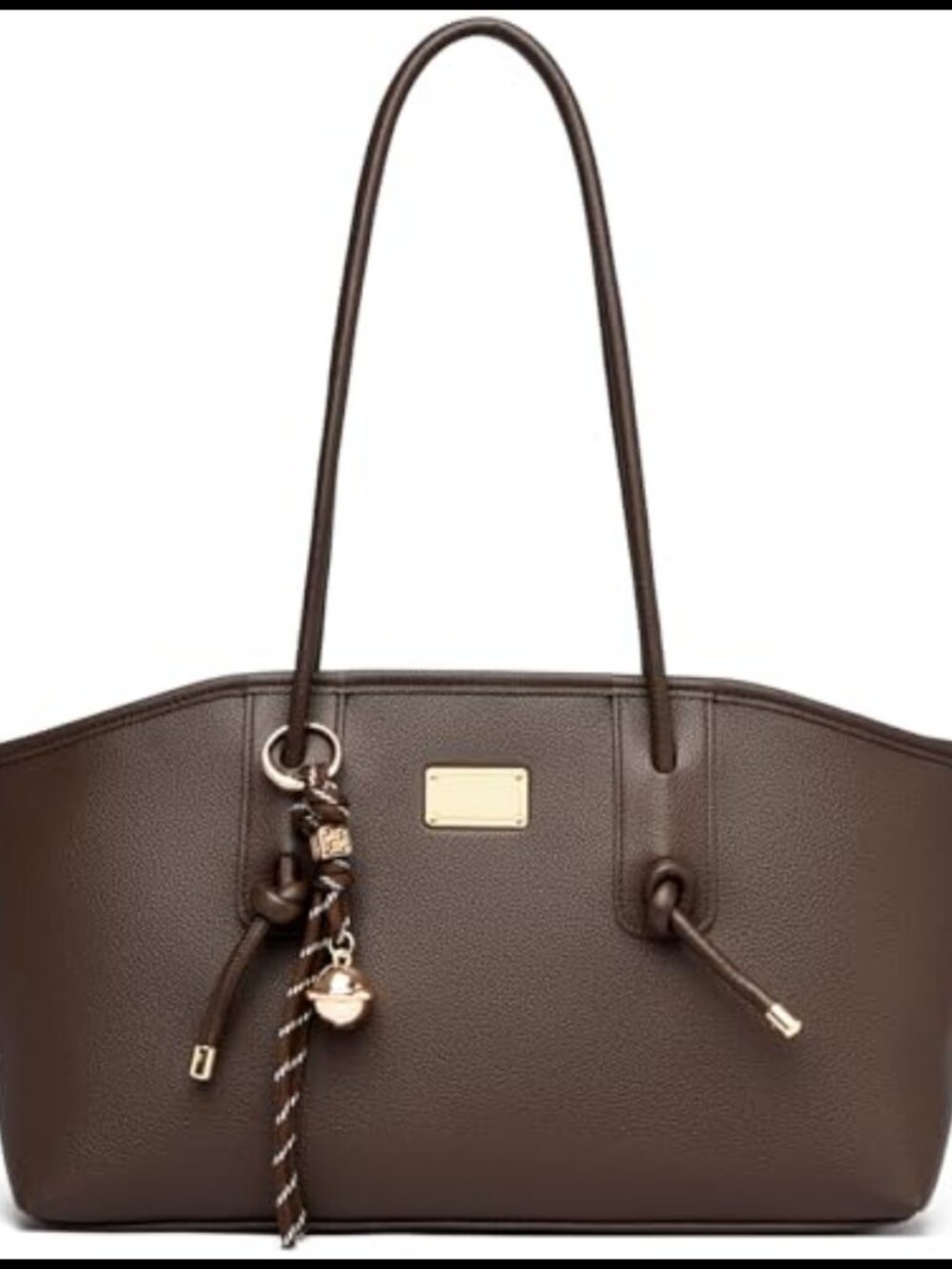 Vegan Leather Hobo Shoulder Bag Medium Zipper Purse Everyday Women